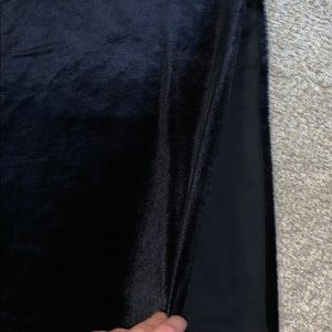 JOULY 100% poly Velour long skirt with slit